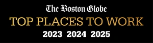 The Boston Globe Top Places to Work award, 2023, 2024 and 2025